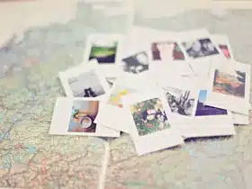 累積的旅行照片 累積的旅行照片