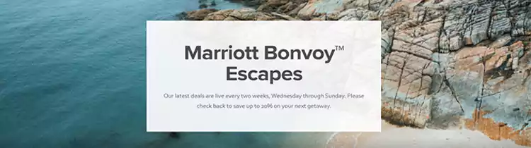 Marriott Bonvoy Escapes Marriott Bonvoy Escapes