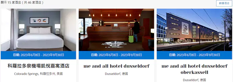 新開業酒店名單及參與凱悅新開業酒店活動時限