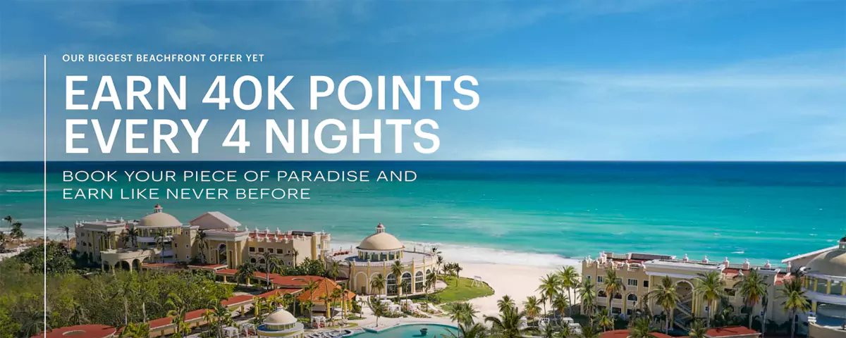 Ihg活動：入住 Iberostar Resorts 最高可獲得8萬點
