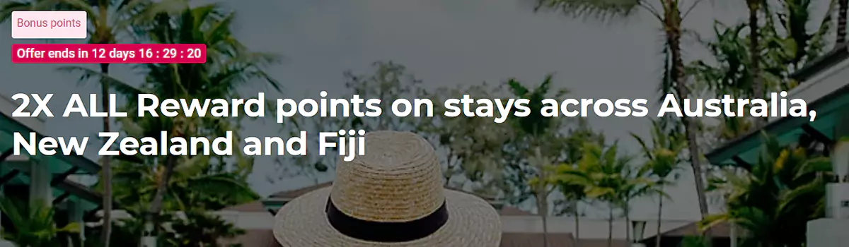 Accor - 2X Points For Stays In Oceania Through Jan 31, 2025 Accor - 2X Points For Stays In Oceania Through Jan 31, 2025
