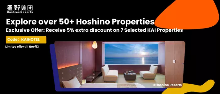 Klook Exclusive Offer - Extra 5% OFF On Kai Resorts In Japan Klook Exclusive Offer - Extra 5% Off On Kai Resorts In Japan