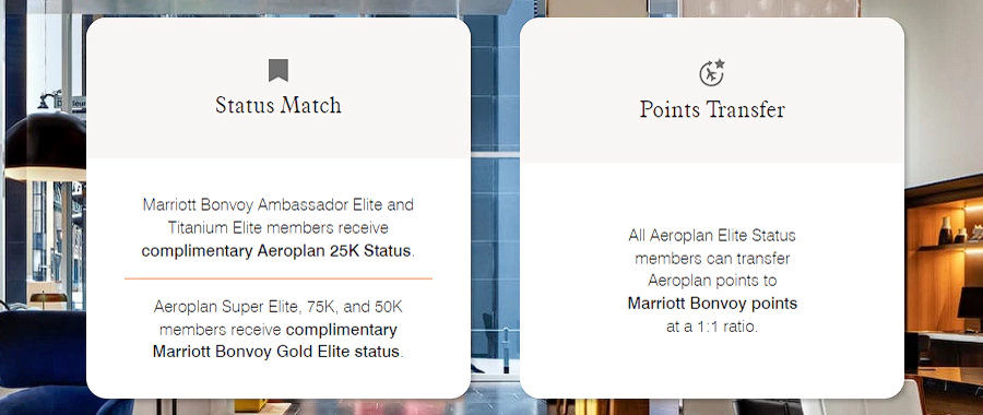 Marriott Aeroplan Benefit