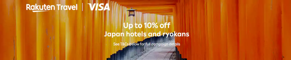 Rakuten Travel x Visa Promo - 10% OFF By Dec 1, 2025 Rakuten Travel X Visa Promo - 10% Off By Dec 1, 2025