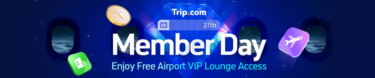 Trip.com 超級會員日：預訂機票、酒店可享額外5%回贈
