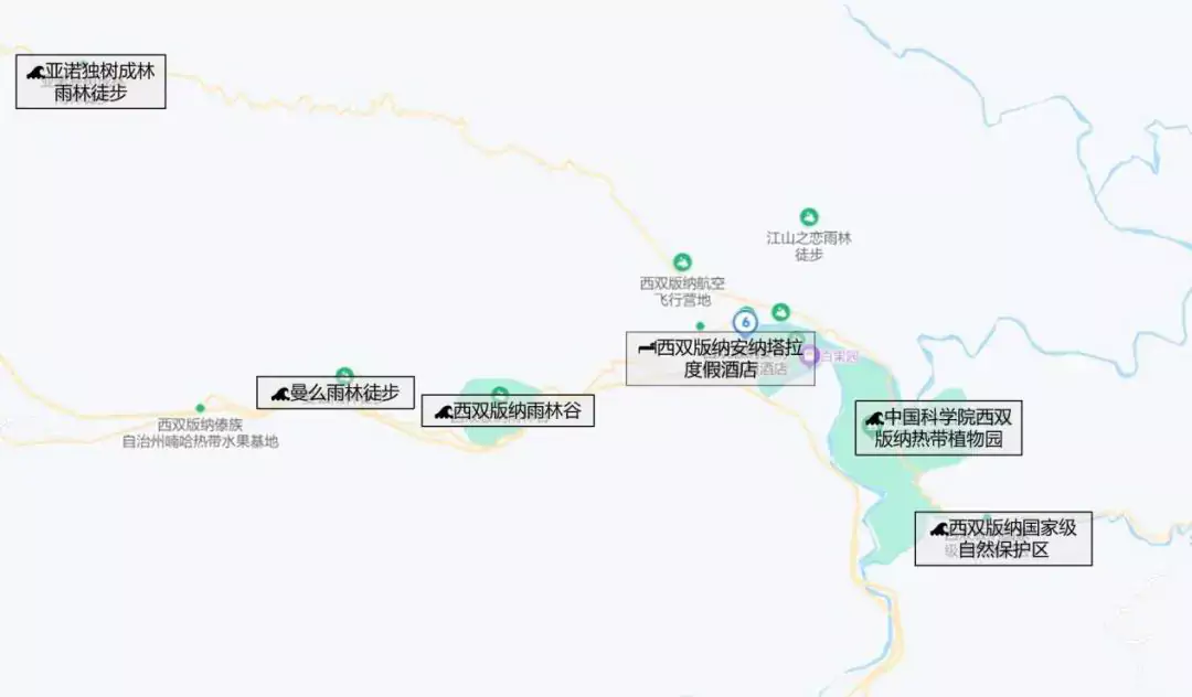 西雙版納猛臘縣地圖 西雙版納猛臘縣地圖