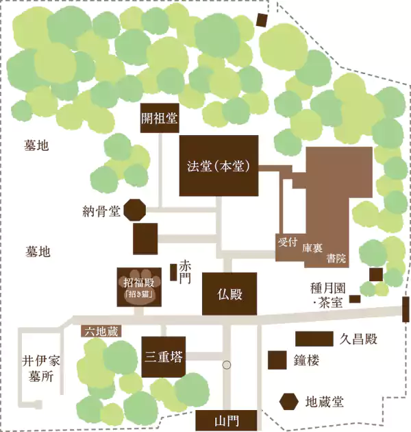 東京豪德寺地圖