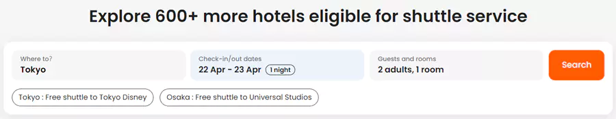 You can also search for hotels on the promotion page yourself: You Can Also Search For Hotels On The Promotion Page Yourself: