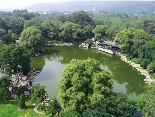太原晉祠國賓館的古典園林 太原晉祠國賓館的古典園林