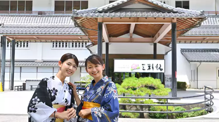 日本鳥取縣三朝溫泉 三朝館
