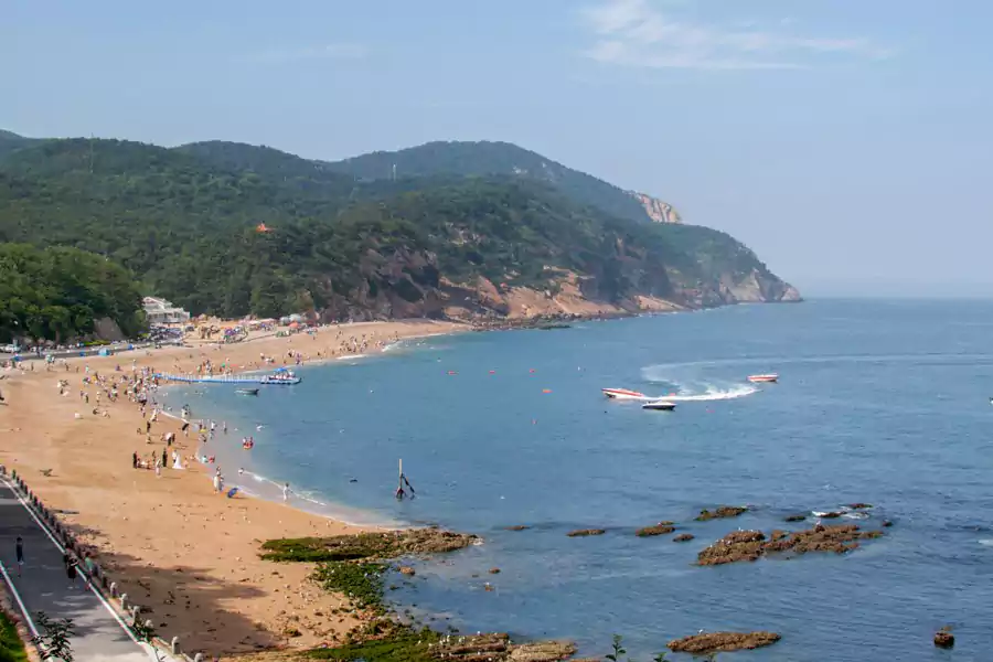 棒棰岛海滨浴场 棒棰岛海滨浴场
