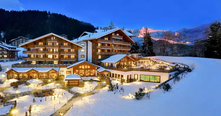 欧洲瑞士瑞欧亚普木屋温泉酒店