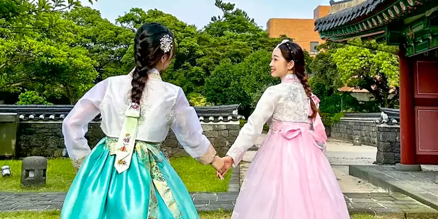 韩服体验区 韩服体验区