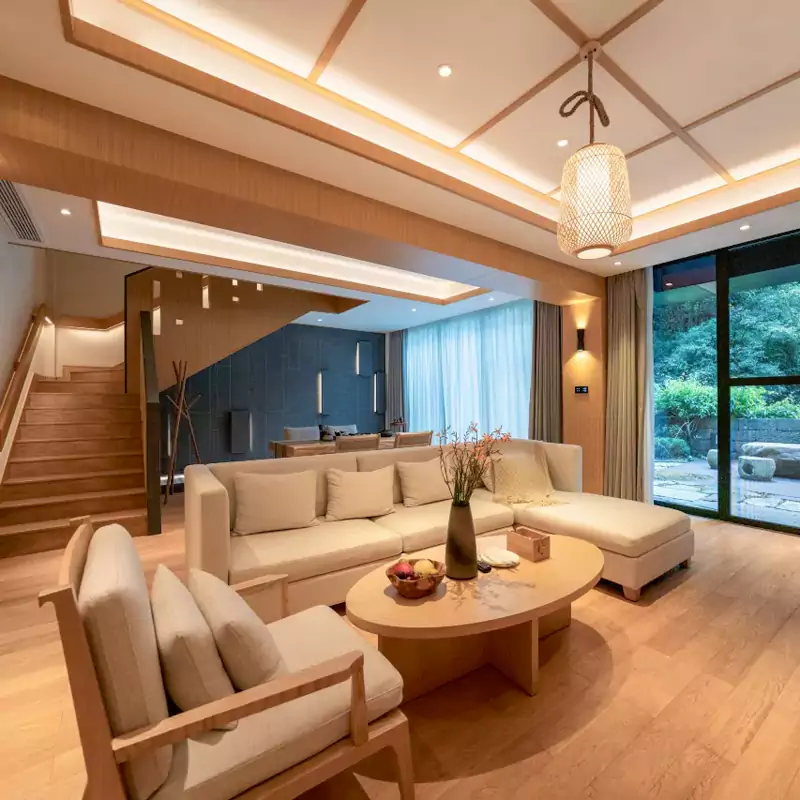 酒店僅設 18 間客房，每一間都是限量款的山野私域