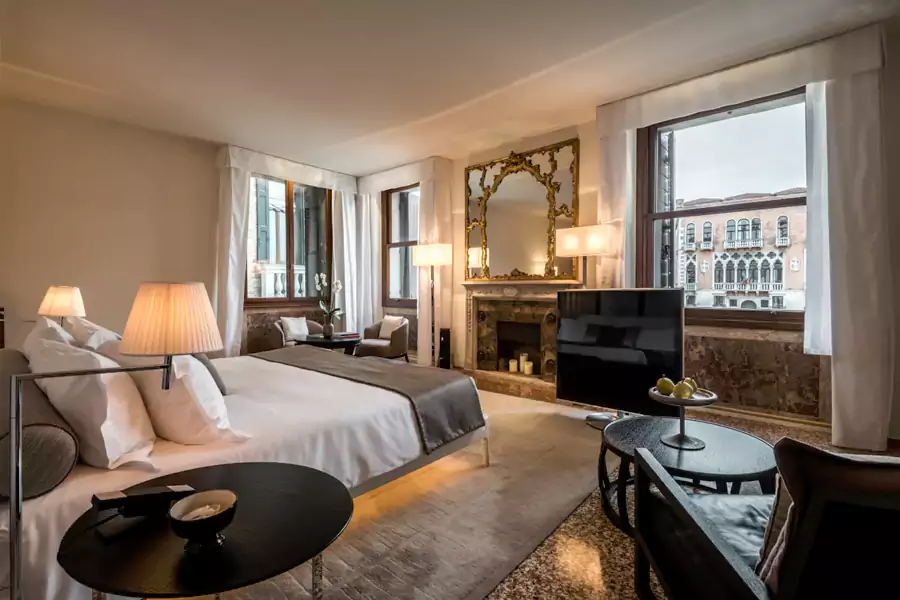 89㎡ 的大運河景斯坦紮宮殿房是極致享受的代表