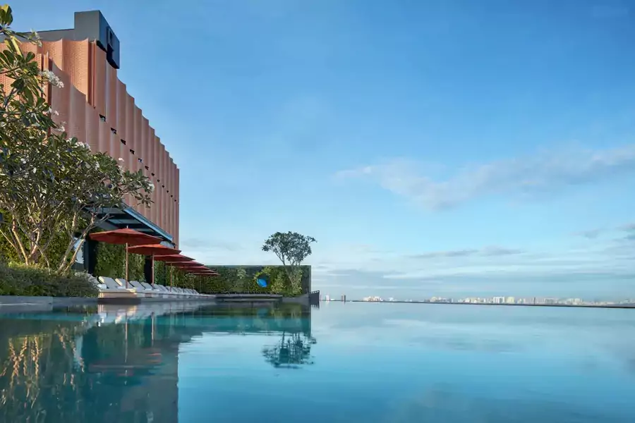 雅辰酒店把空中种树做到了极致