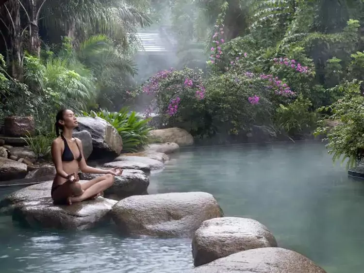 26 口室外露天园林温泉池散落山林 26 口室外露天园林温泉池散落山林