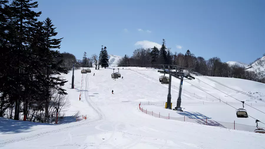 雪場最高海拔 1180 米,21 條雪道 雪場最高海拔 1180 米,21 條雪道