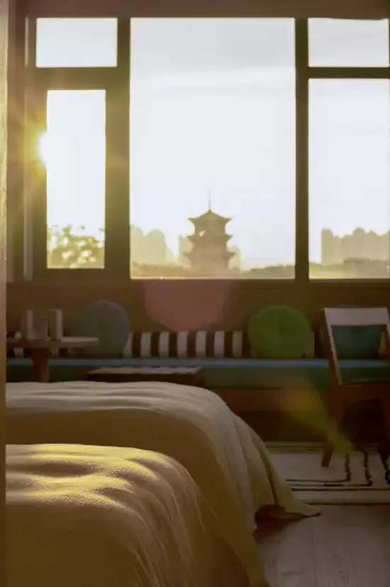 部分房型更是能直接眺望開元寺雙塔 部分房型更是能直接眺望開元寺雙塔