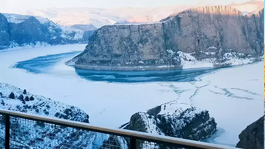冬季老牛湾 冬季老牛湾