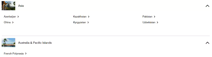 亞太區參與活動的只有:大中華區、亞塞拜然、哈薩克、巴基斯坦、吉爾吉斯斯坦、烏茲別克斯坦、法屬波利尼西亞。 亞太區參與活動的只有:大中華區、亞塞拜然、哈薩克、巴基斯坦、吉爾吉斯斯坦、烏茲別克斯坦、法屬波利尼西亞。