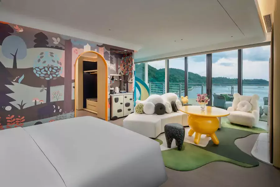 针对亲子家庭，酒店贴心备至