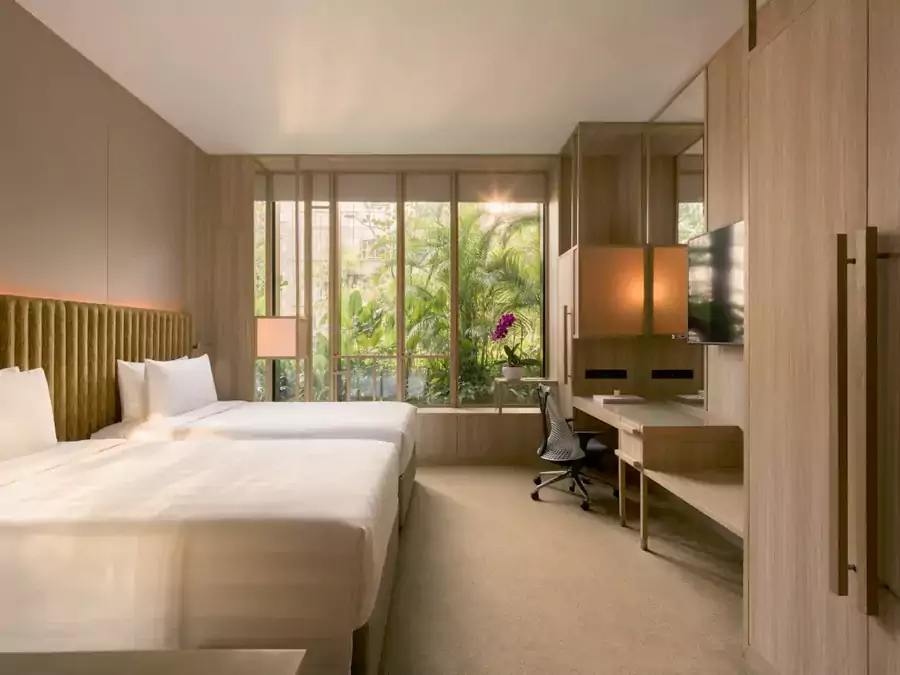 客房里的环保设计更显贴心