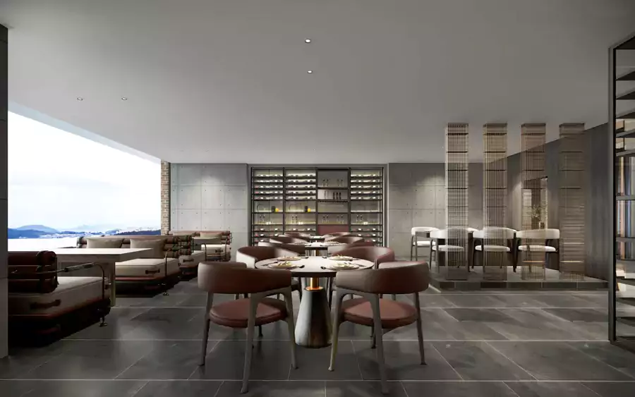 餐飲方面,中西自助餐品類豐富 餐飲方面,中西自助餐品類豐富