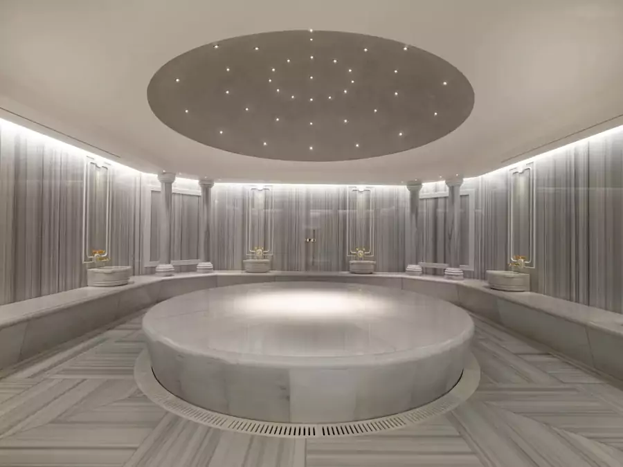 Spa 馆里的纯正土耳其浴室