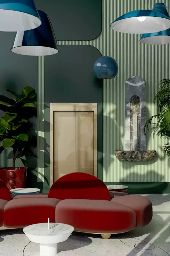 从进门的那一刻起，色彩就成了主角