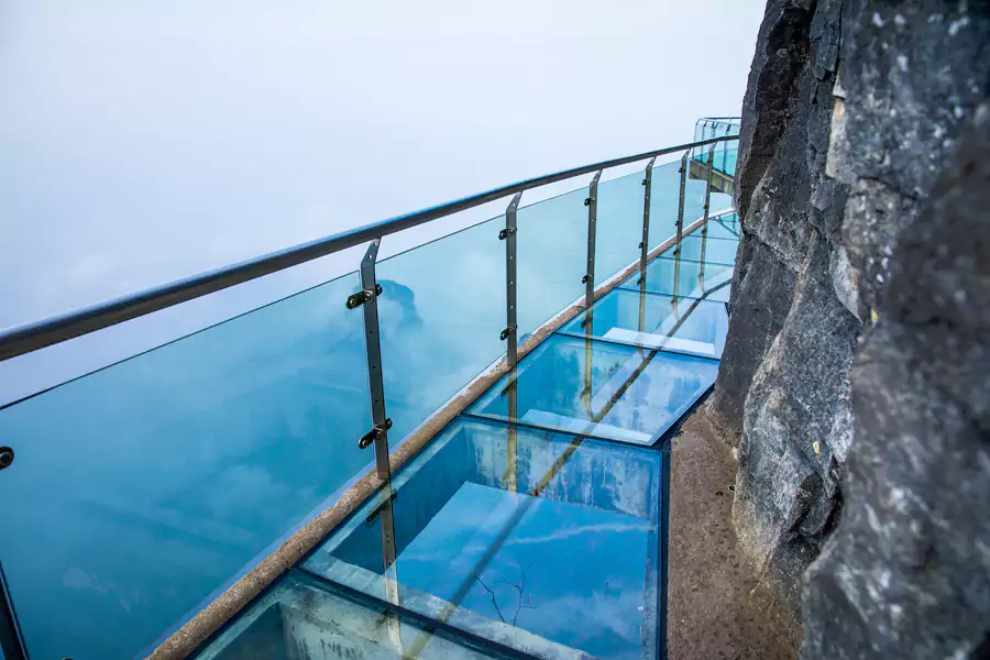 玻璃棧道 玻璃棧道