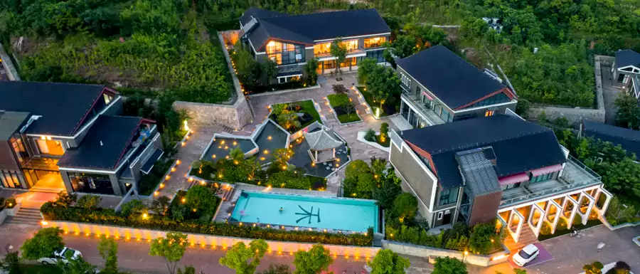 5700 平方米的空間裡，僅規劃 40 間精緻客房