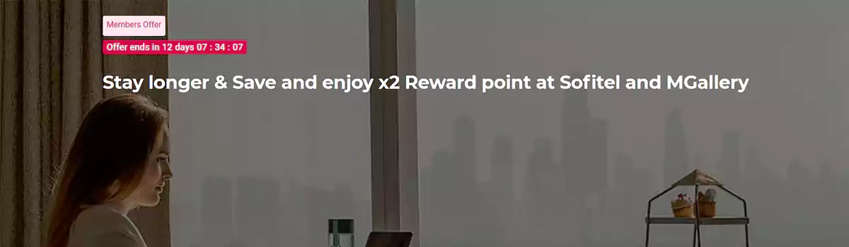 Accor雅高活動:預訂索菲特或美憬閣酒店最低85折+雙倍積分(2025/12/28前預訂) Accor雅高活動:預訂索菲特或美憬閣酒店最低85折+雙倍積分(2025/12/28前預訂)