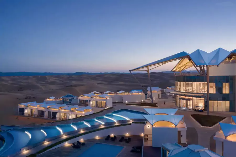 A 區是星星主樓，設計現代大氣