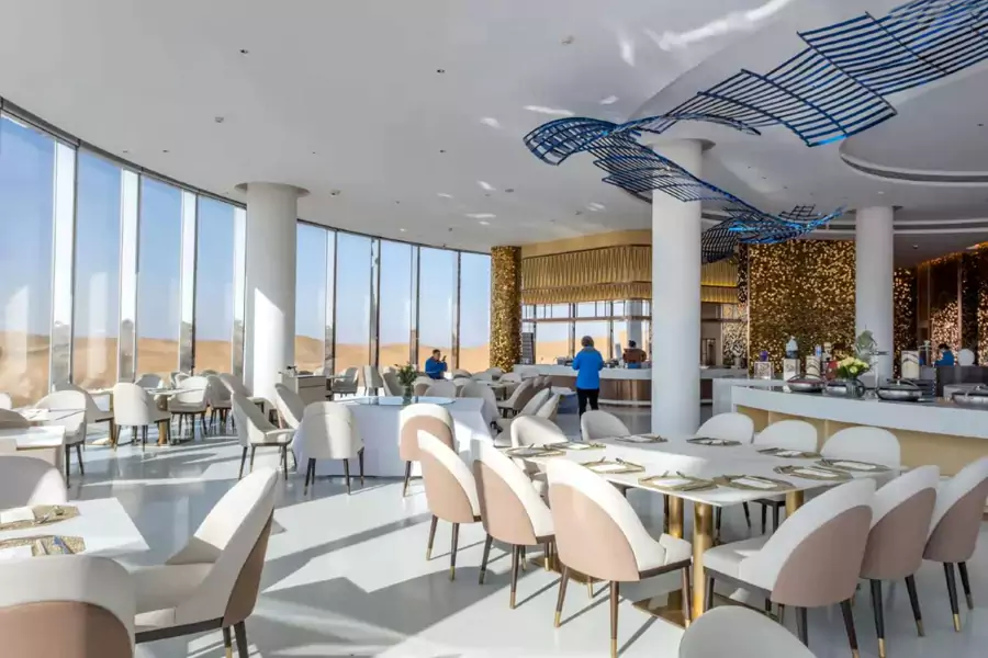 酒店 A、B 兩區都有配套餐廳