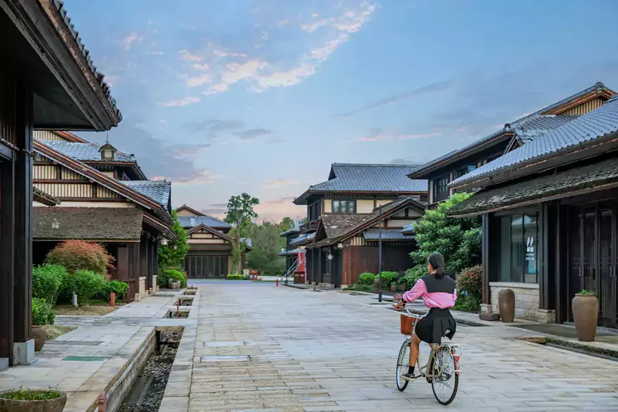 湖州臻隐锦绣度假酒店就坐落在这片湿地核心