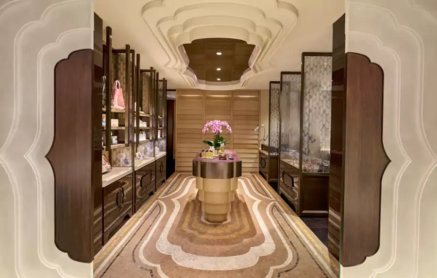 忙碌的旅途之餘,酒店的水療中心堪稱放鬆身心的秘境 忙碌的旅途之餘,酒店的水療中心堪稱放鬆身心的秘境