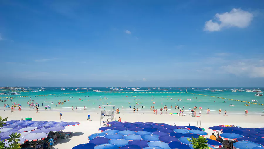 白天的海滩活力满满 白天的海滩活力满满