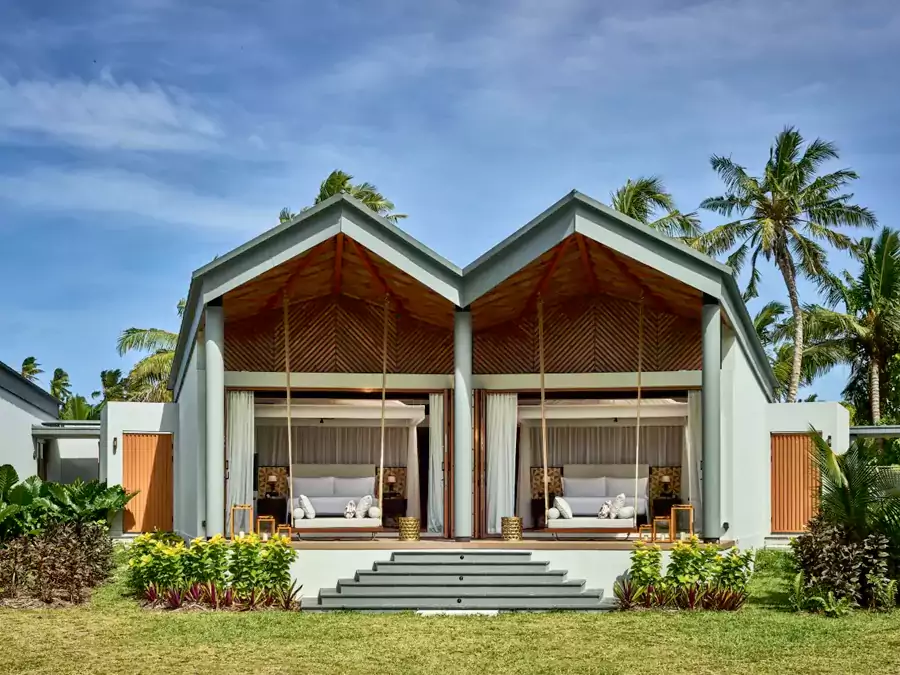 酒店 57 間客房清一色是濱海別墅 酒店 57 間客房清一色是濱海別墅