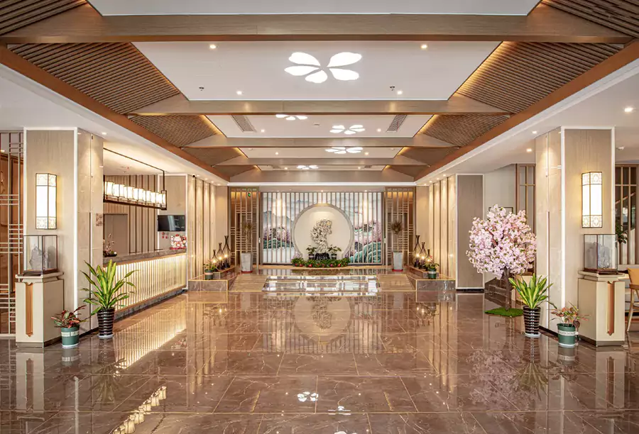 鼋头渚深处的无锡樱花山庄 鼋头渚深处的无锡樱花山庄